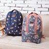 滿版花卉狐狸火烈鳥後背包